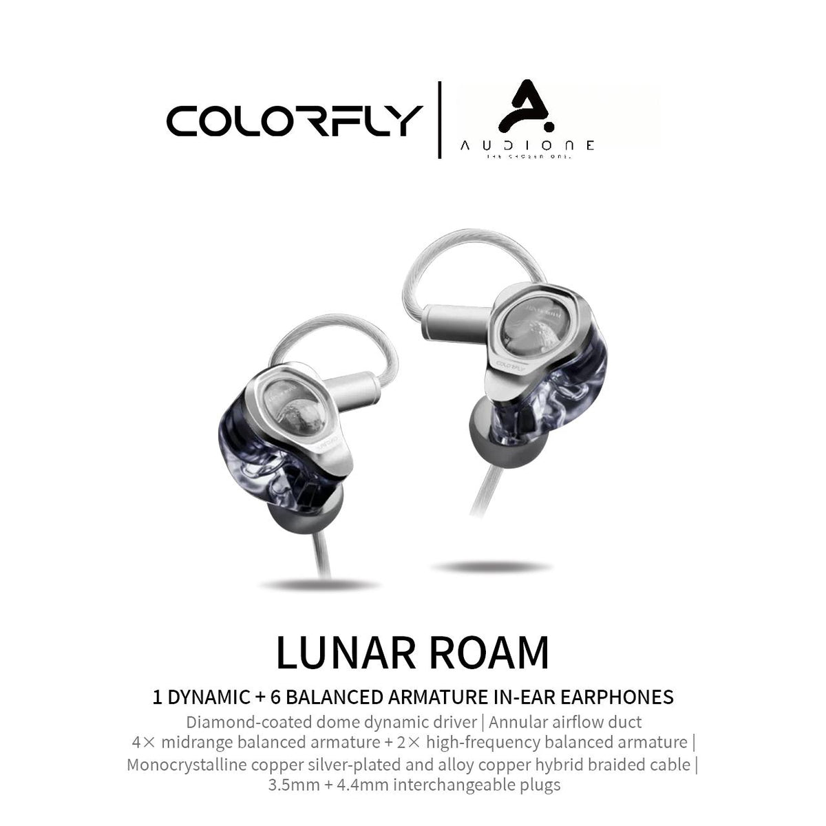 Colorfly Lunar Roam in-Ear Headphones