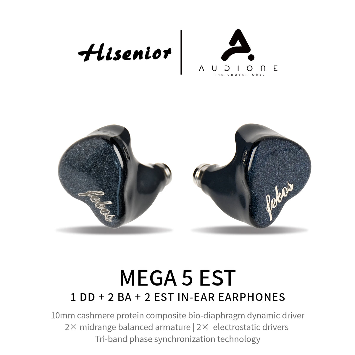 Hisenior Mega5 EST Tribrid IEM
