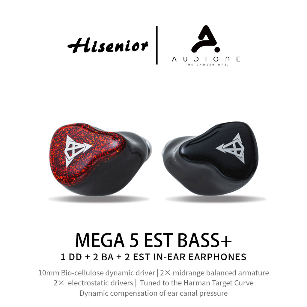 Hisenior Mega5 EST Bass+ Tribrid IEM