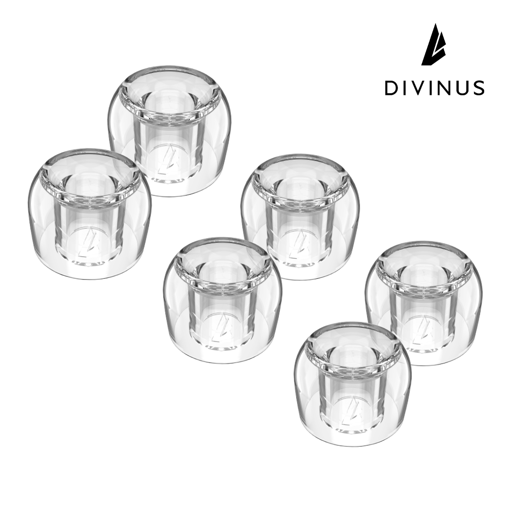 DIVINUS PRISM WIDE BORE Noise reduction Sound insulation Comfort Silicone earphone cover