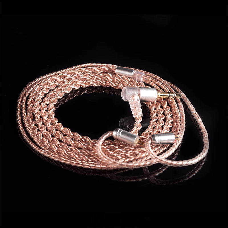 KBEAR  Real  4-Core Copper Upgraded Cable