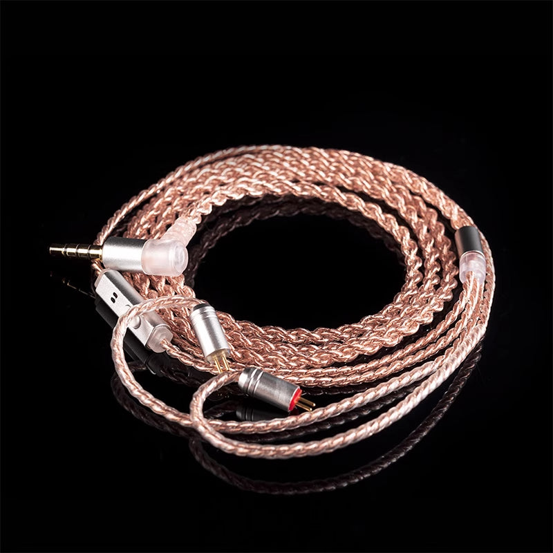 KBEAR  Real  4-Core Copper Upgraded Cable