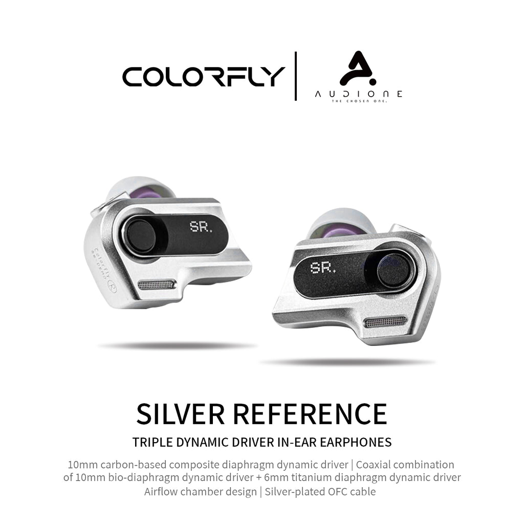 Colorfly Silver Reference SR In-ear HiFi Earphone