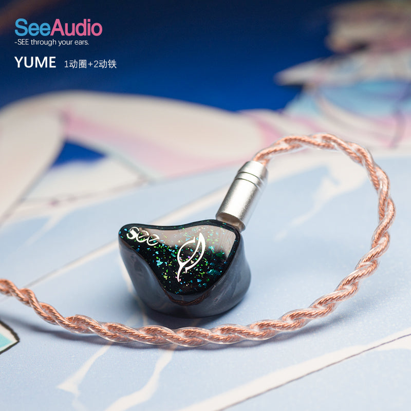 SeeAudio Yume 1DD + 2BA Hybrid In-Ear Wired Earphones