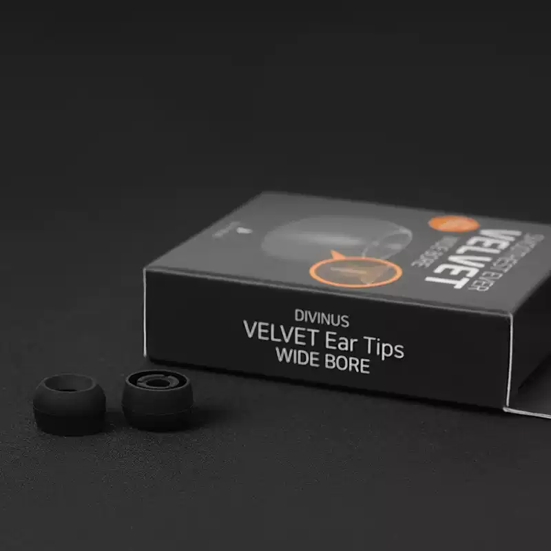 Divinus Velvet Wide Bore Silicone Ear Tips