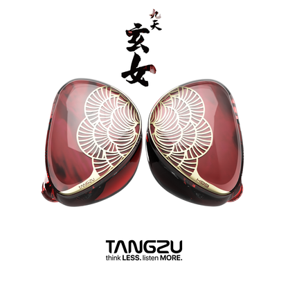 TANGZU XUANNV HiFi monitor headphones Dual DD in-ear wired headphones