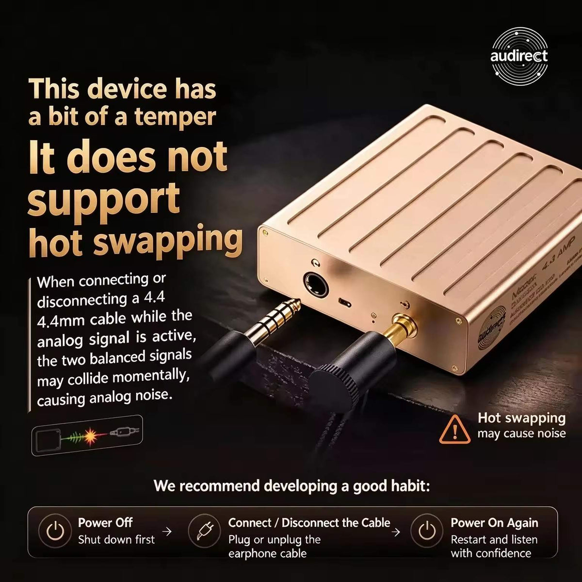 Audirect 4.4 AMP Headphone Amplifier