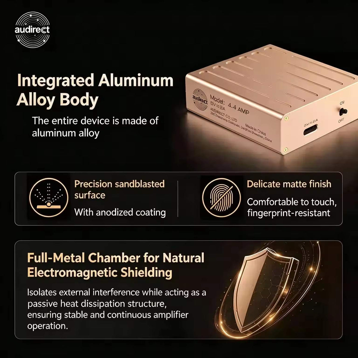 Audirect 4.4 AMP Headphone Amplifier