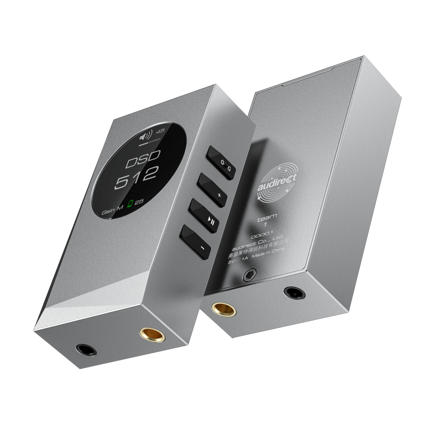 Audirect TEAM 1 Portable Decoding Headphone Amplifier integrated Device